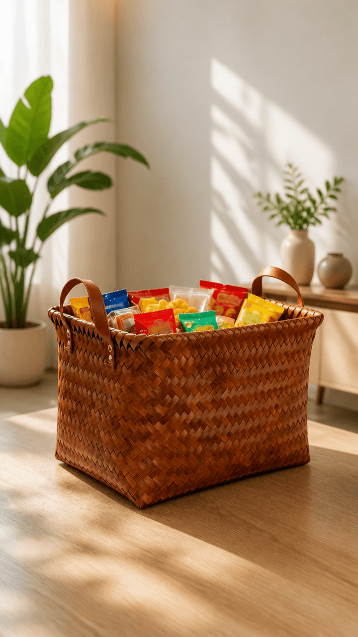 Stackable Desktop Storage Basket