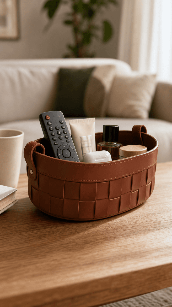 Stackable Desktop Storage Basket